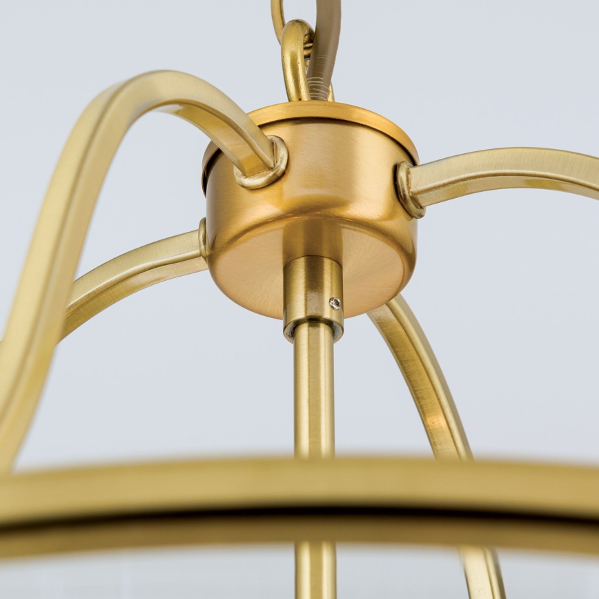 Lampadario a catena BRUNO 6xE14/40W/230V pr. 43 cm dorato