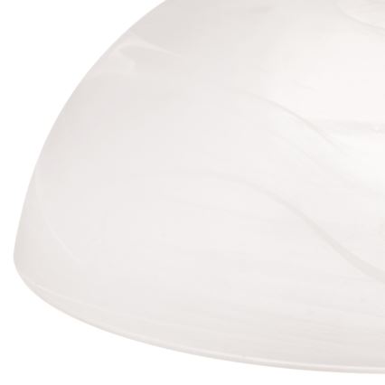 Lampadario a catena RULA 1xE27/40W/230V Ø 35 cm bianco/bronzo