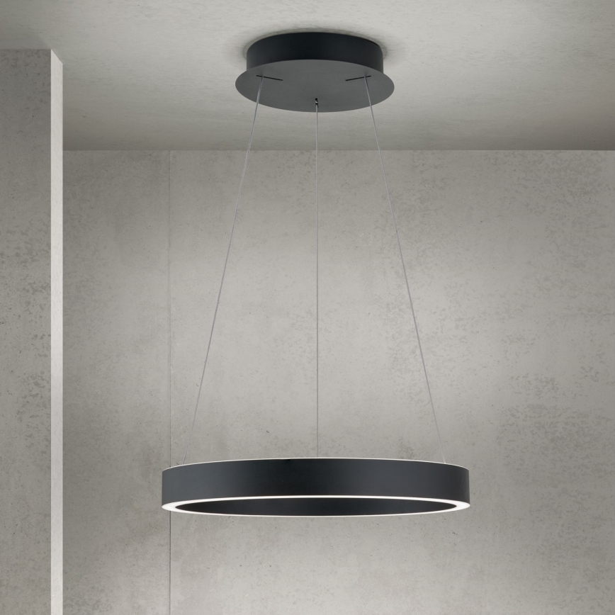 Lampada a sospensione su cavo dimmerabile KOLK LED/40W/230V 2700/3000/4000K Ø 40 cm nero