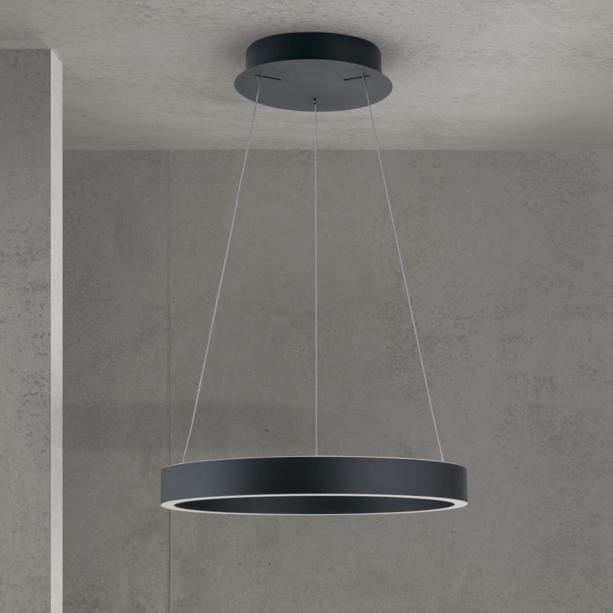 Lampada a sospensione su cavo dimmerabile KOLK LED/40W/230V 2700/3000/4000K Ø 40 cm nero