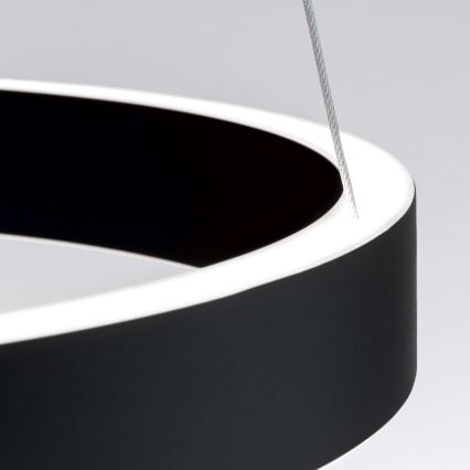 Lampada a sospensione su cavo dimmerabile KOLK LED/40W/230V 2700/3000/4000K Ø 40 cm nero