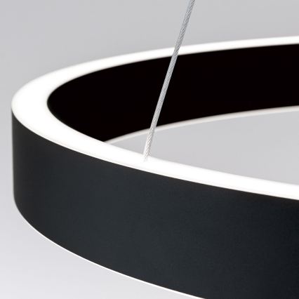 Lampadario LED dimmerabile a sospensione su cavo KOLK LED/60W/230V 2700/3000/4000K Ø 60 cm nero