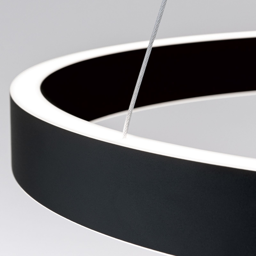 Lampadario LED dimmerabile a sospensione su cavo KOLK LED/60W/230V 2700/3000/4000K Ø 60 cm nero