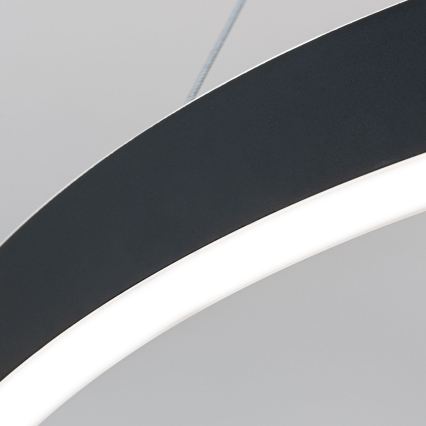 Lampadario LED dimmerabile a sospensione su cavo KOLK LED/60W/230V 2700/3000/4000K Ø 60 cm nero