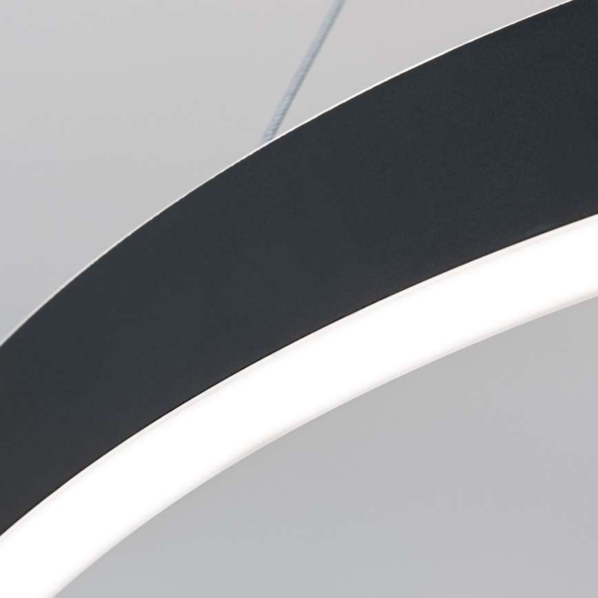 Lampadario LED dimmerabile a sospensione su cavo KOLK LED/60W/230V 2700/3000/4000K Ø 60 cm nero
