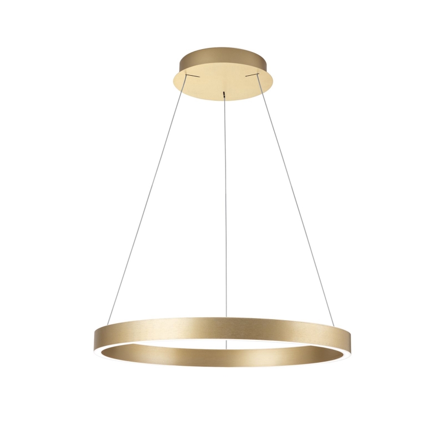 Lampadario LED dimmerabile su cavo KOLK LED/60W/230V 2700/3000/4000K diam. 60 cm dorato