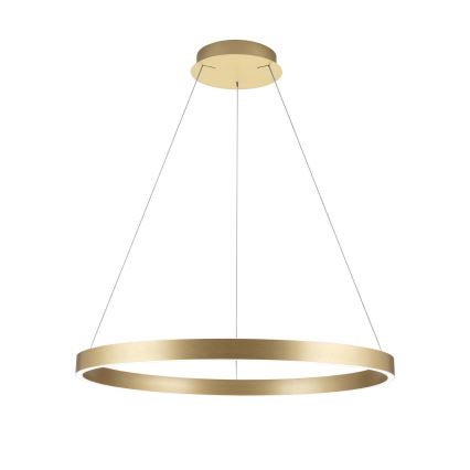 Lampada a sospensione LED dimmerabile a cavo KOLK LED/80W/230V 2700/3000/4000K diam. 80 cm oro