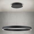 Orion - Lampadario LED dimmerabile a sospensione su cavo KOLK LED/60W/230V 2700/3000/4000K Ø 60 cm nero