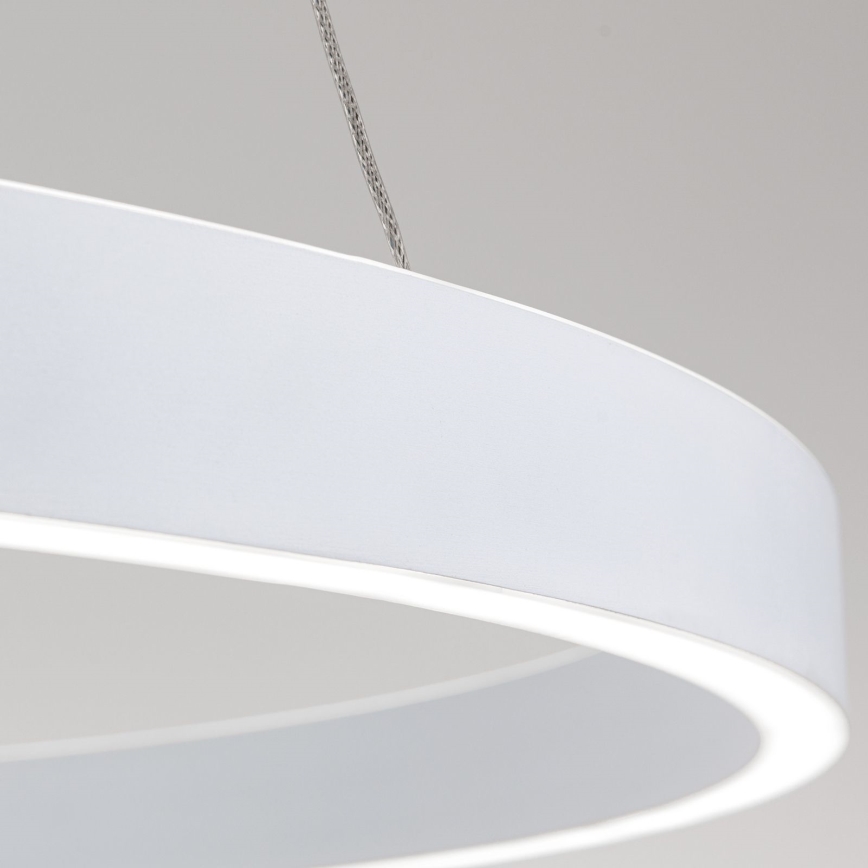 Lampadario dimmerabile a cavo KOLK LED/80W/230V 2700/3000/4000K Ø 80 cm bianco