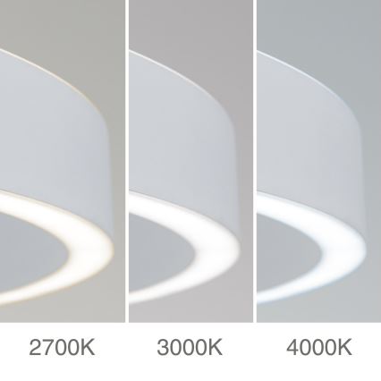 Lampadario LED dimmerabile a sospensione su cavo KOLK LED/40W/230V 2700/3000/4000K Ø 40 cm bianco