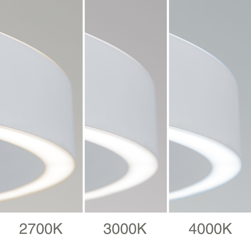 Lampadario LED dimmerabile a sospensione su cavo KOLK LED/40W/230V 2700/3000/4000K Ø 40 cm bianco