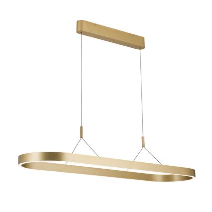 Lampadario LED a cavo CARRARA LED/80W/230V 2700/3000/4000K oro