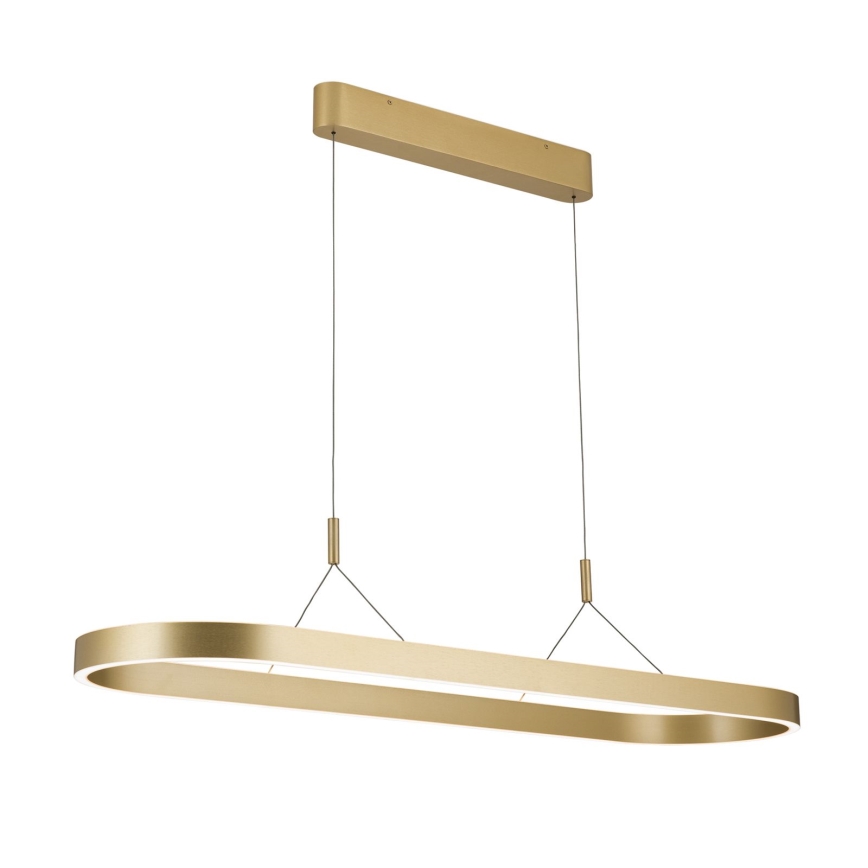 Lampadario LED a cavo CARRARA LED/80W/230V 2700/3000/4000K oro