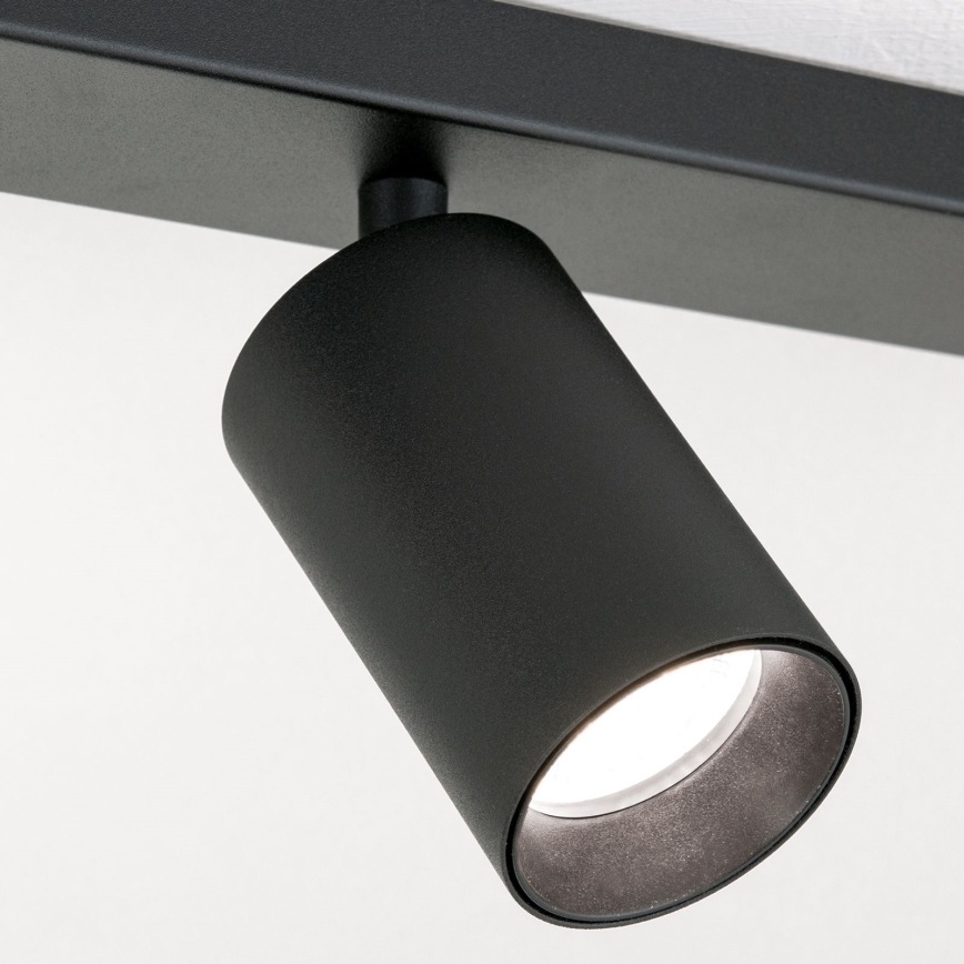 Plafoniera con 6 faretti SEAN 6xGU10/13W/230V nero