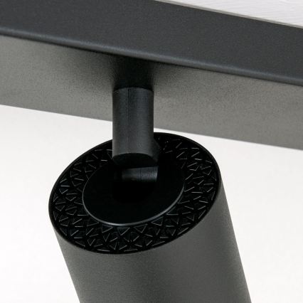 Plafoniera con 6 faretti SEAN 6xGU10/13W/230V nero
