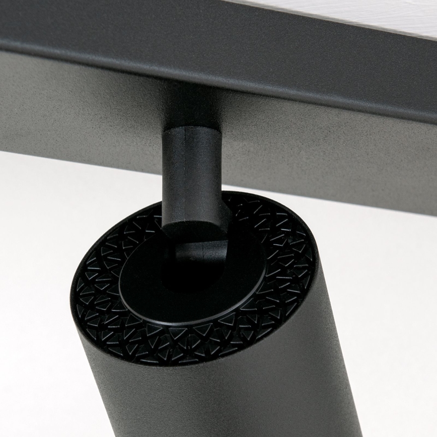 Plafoniera con 6 faretti SEAN 6xGU10/13W/230V nero