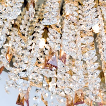 Plafoniera di cristallo CRYSTALRIVER 21xG9/40W/230V oro