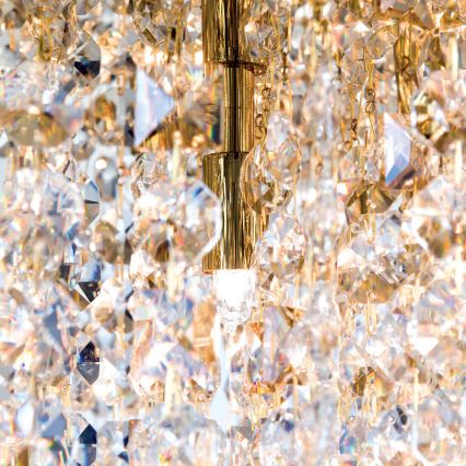 Plafoniera di cristallo CRYSTALRIVER 21xG9/40W/230V oro