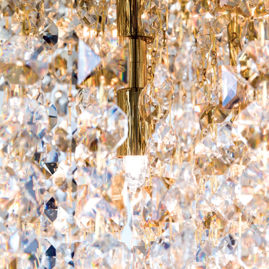 Plafoniera di cristallo CRYSTALRIVER 21xG9/40W/230V oro