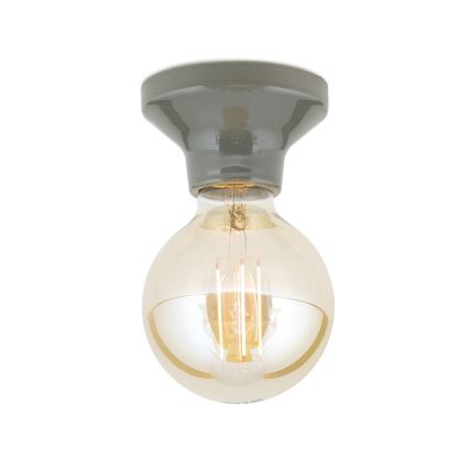 Plafoniera FROST 1xE27/60W/230V grigia