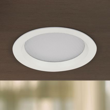 Lampada da incasso dimmerabile per bagno OFFICE LED/15W/230V 3000/4000/6000K Ø 14 cm UGR19 IP44 bianco