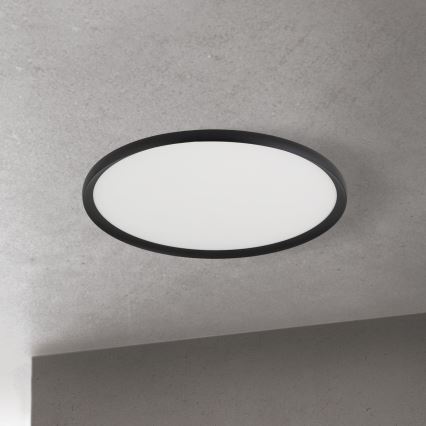 Plafoniera LED KANT LED/50W/230V 2700/3000/4000K Ø 60 cm nero