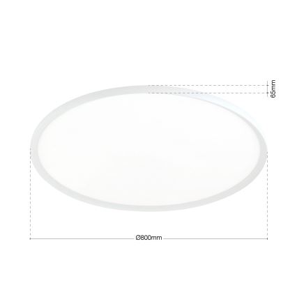 Plafoniera LED KANT LED/66W/230V 2700/3000/4000K Ø 80 cm bianco
