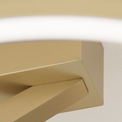 Plafoniera LED KOLK 40W/230V, 2700/3000/4000K, diametro 40 cm, finitura oro