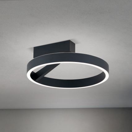 Plafoniera LED KOLK LED/40W/230V 2700/3000/4000K Ø 40 cm nera