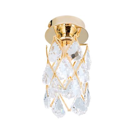 Plafoniera RITA 1xG9/40W/230V Ø 9 cm dorata