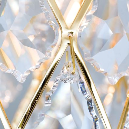 Plafoniera RITA 1xG9/40W/230V Ø 9 cm dorata