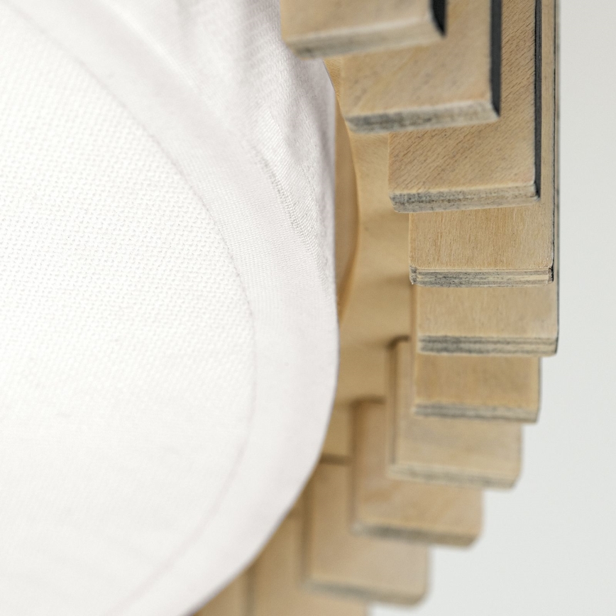 Plafoniera TARTA 3xE27/40W/230V Ø 40 cm beige