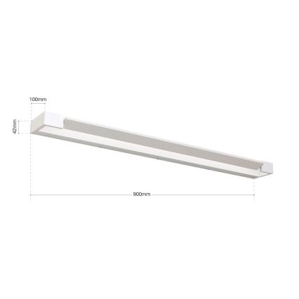 Illuminazione a LED per specchi da bagno MARILYN LED/24W/230V 90 cm IP44 bianco
