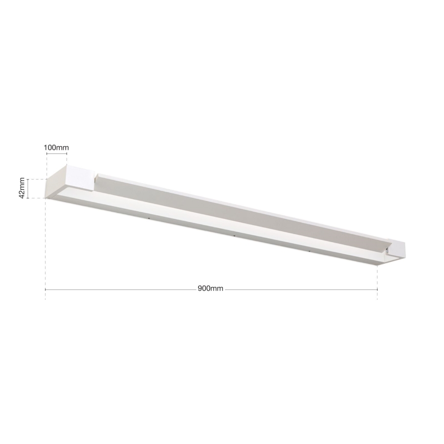 Illuminazione a LED per specchi da bagno MARILYN LED/24W/230V 90 cm IP44 bianco