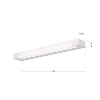 Illuminazione a LED per specchi da bagno MARILYN LED/21W/230V 57 cm IP44 bianco