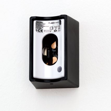 Applique a LED VISAGIST 1xS14d/8W/230V nero