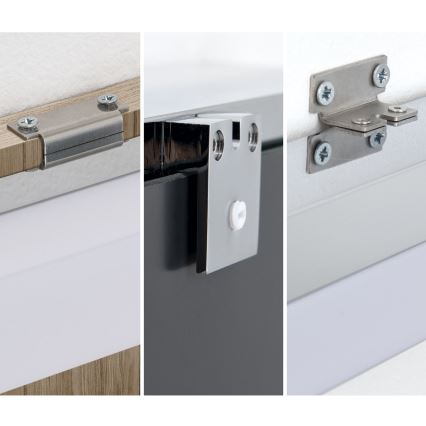 Illuminazione a LED per specchi da bagno HORIZON LED/12W/230V 3000/4000K 60 cm IP44 argento