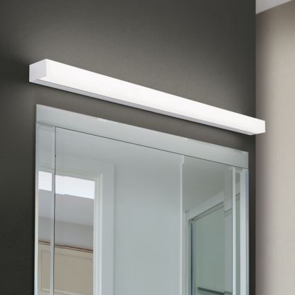 Illuminazione a LED per specchi da bagno HORIZON LED/18W/230V 3000/4000K 90 cm IP44 argento