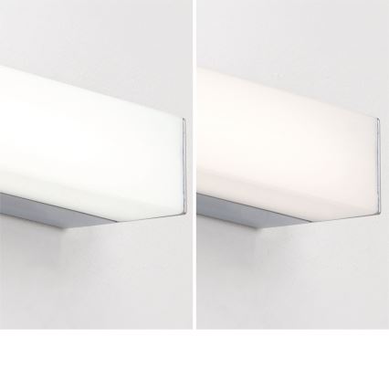 Illuminazione a LED per specchi da bagno HORIZON LED/18W/230V 3000/4000K 90 cm IP44 argento