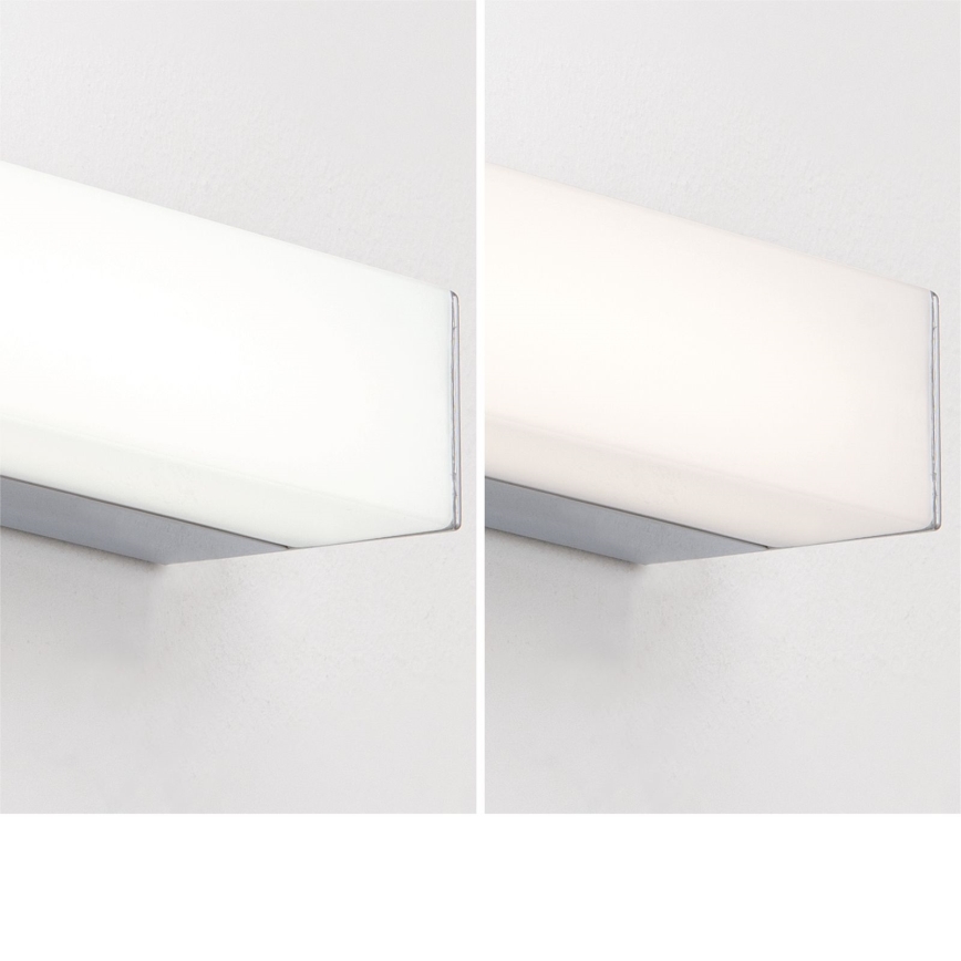 Illuminazione a LED per specchi da bagno HORIZON LED/18W/230V 3000/4000K 90 cm IP44 argento