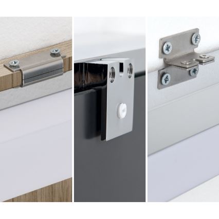 Illuminazione a LED per specchi da bagno HORIZON LED/18W/230V 3000/4000K 90 cm IP44 argento