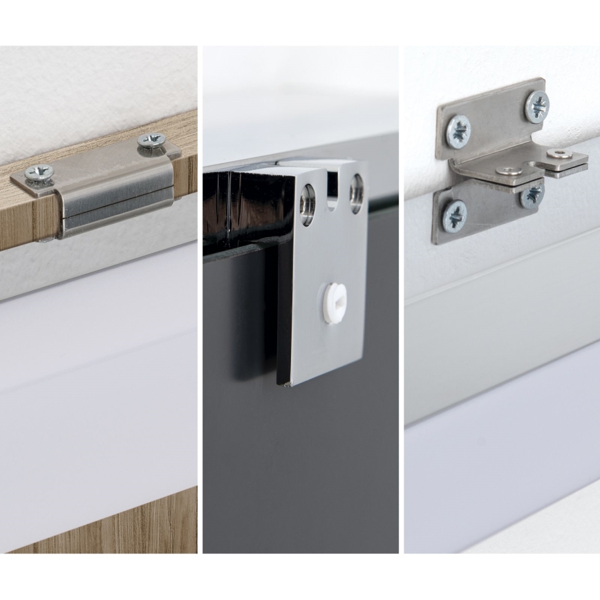 Illuminazione a LED per specchi da bagno HORIZON LED/18W/230V 3000/4000K 90 cm IP44 argento