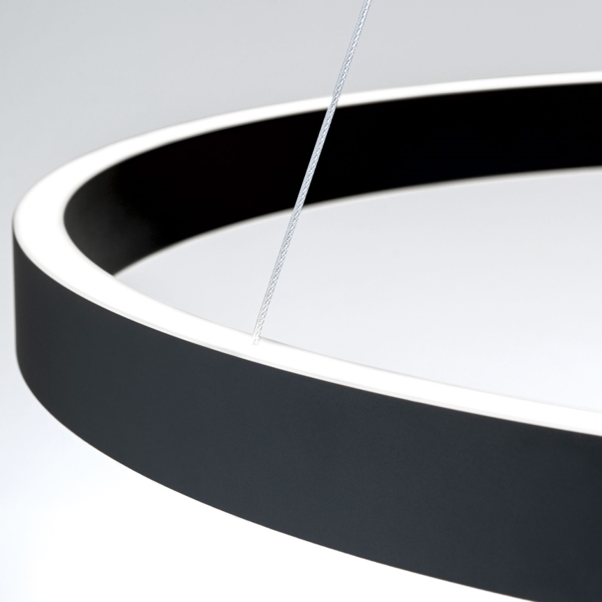 Lampada a sospensione LED dimmerabile su cavo KOLK LED/80W/230V 2700/3000/4000K Ø 80 cm nero