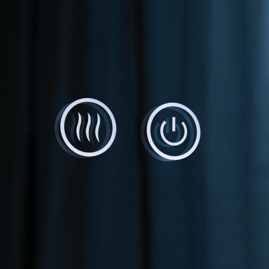 LED Specchio da parete riscaldato per bagno con retroilluminazione FOCUS LED/27W/230V 3000/4200/6000K Ø 80 cm IP44