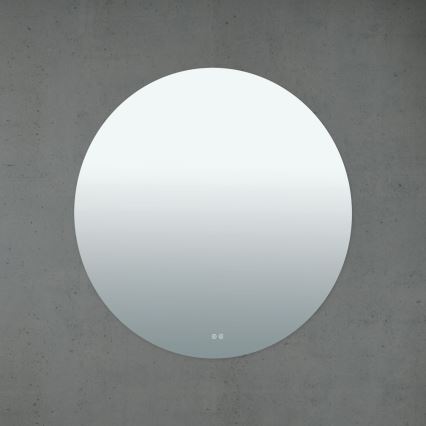 Specchio riscaldato a parete per bagno con retroilluminazione LED FOCUS LED/30W/230V 3000/4200/6000K diam. 100 cm IP44