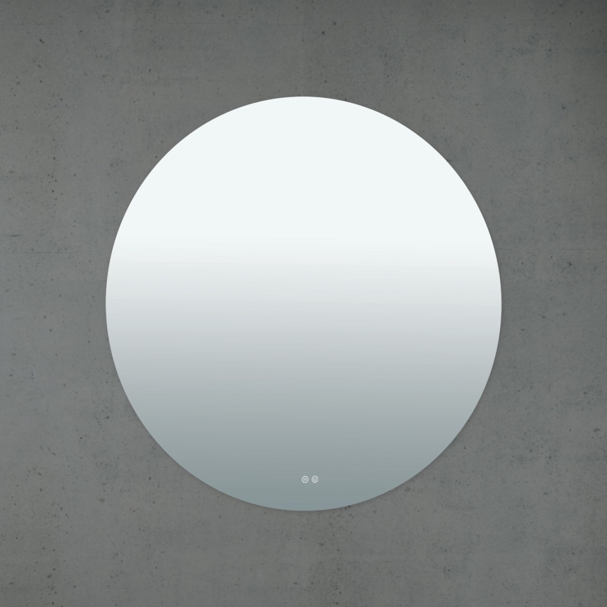 Specchio riscaldato a parete per bagno con retroilluminazione LED FOCUS LED/30W/230V 3000/4200/6000K diam. 100 cm IP44
