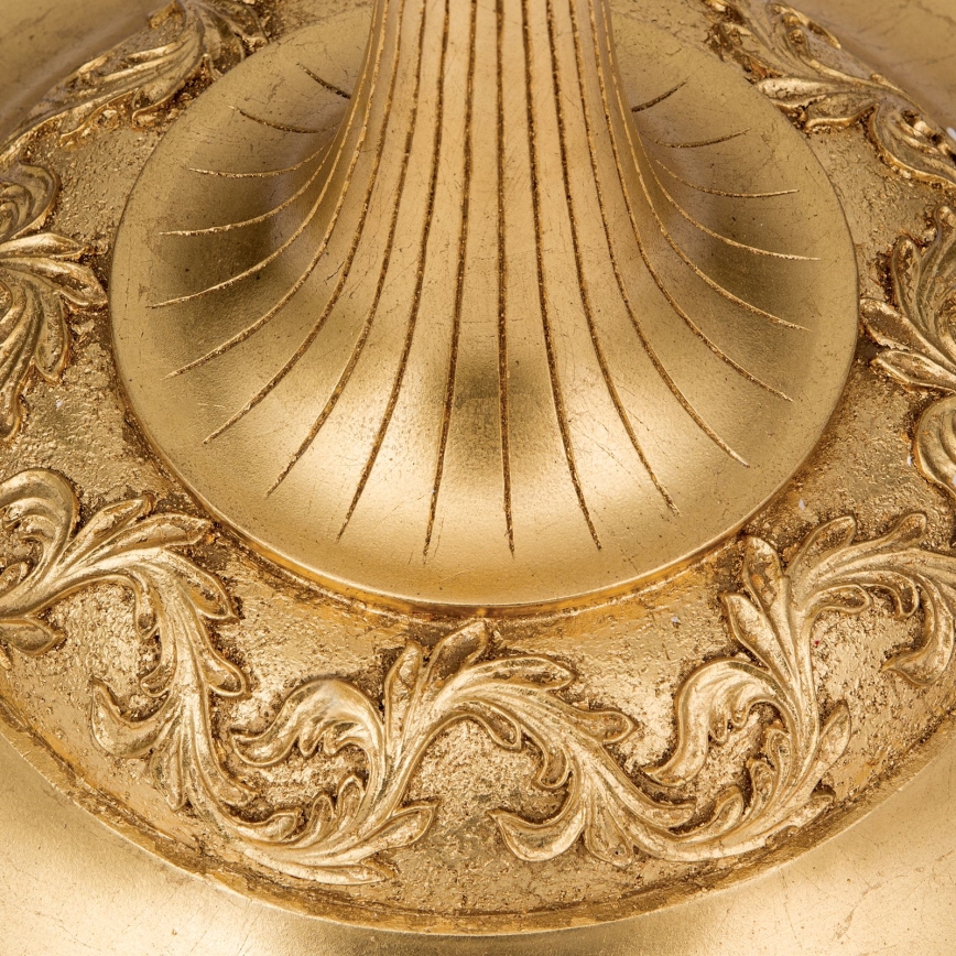 Lampada con piedistallo FONSA 1xE27/60W/230V bianco/oro