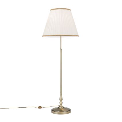 Lampada con piedistallo TONIA 2xE27/60W/230V 154 cm bianco/bronzo