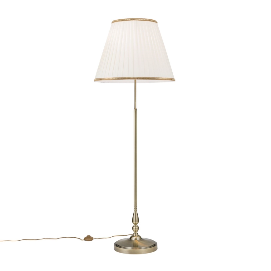 Lampada con piedistallo TONIA 2xE27/60W/230V 154 cm bianco/bronzo