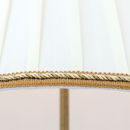Lampada con piedistallo TONIA 2xE27/60W/230V 154 cm bianco/bronzo